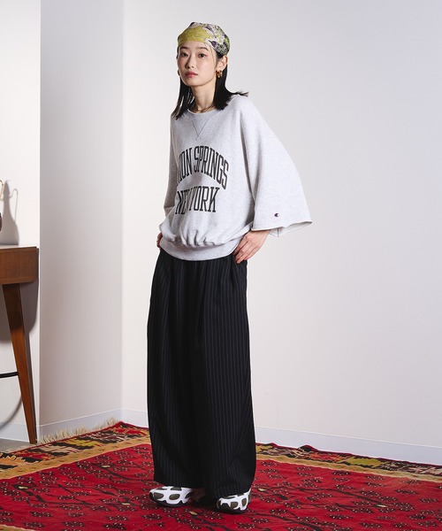 BINDU（ビンドゥー）の「(BINDU)Cotton Voile SF Bandana（バンダナ/スカーフ・レディース・イエロー/ライトブルー・ONE SIZE）」の4枚目の写真