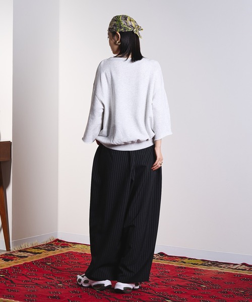 BINDU（ビンドゥー）の「(BINDU)Cotton Voile SF Bandana（バンダナ/スカーフ・レディース・イエロー/ライトブルー・ONE SIZE）」の6枚目の写真