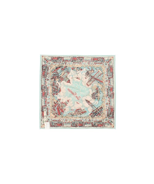 BINDU（ビンドゥー）の「(BINDU)Cotton Voile SF Bandana（バンダナ/スカーフ・レディース・イエロー/ライトブルー・ONE SIZE）」の10枚目の写真