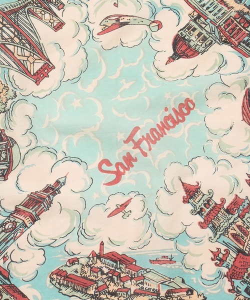 BINDU（ビンドゥー）の「(BINDU)Cotton Voile SF Bandana（バンダナ/スカーフ・レディース・イエロー/ライトブルー・ONE SIZE）」の12枚目の写真