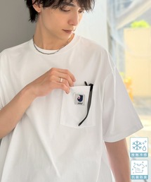 Java（ジャバ）の「《JaVaジャバコラボ》【接触冷感・抗菌防臭機能付き】試して納得!胸ポケット付き ライトヘビーウェイト オーバーサイズTシャツ(半袖)（Tシャツ/カットソー）」