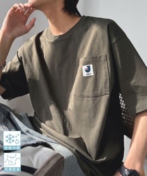 Java（ジャバ）の「《JaVaジャバコラボ》【接触冷感・抗菌防臭機能付き】試して納得!胸ポケット付き ライトヘビーウェイト オーバーサイズTシャツ(半袖)（Tシャツ/カットソー）」