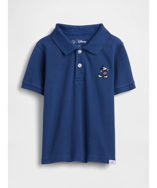 GAP(ギャップ)の「babyGap × ディズニー ピケ ポロシャツ(ポロシャツ・キッズ・ブルー/ブルー系その他/オレンジ・110cm/105cm/100cm/95cm/90cm/80cm)」の1枚目の写真