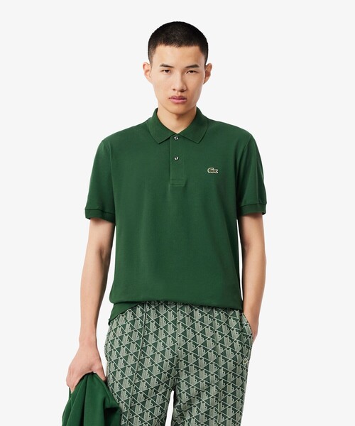 LACOSTE(ラコステ)の「L.12.12 ライト ポロシャツ(ポロシャツ・メンズ・ホワイト/ブラック/ネイビー/グリーン/セージグリーン/ダークアッシュ/グレイッシュブルー・2/4/6/3/5)」の4枚目の写真