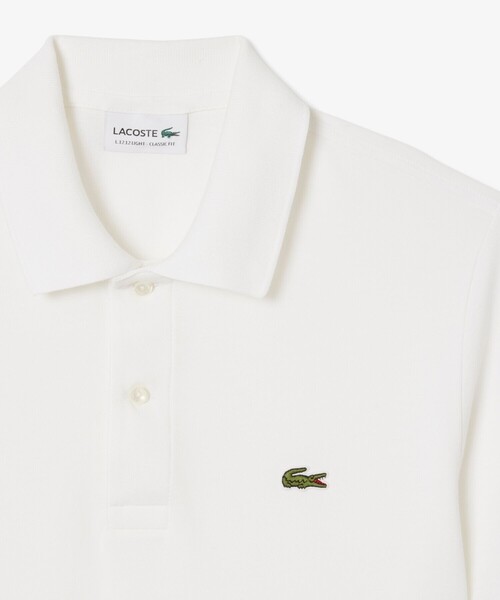 LACOSTE(ラコステ)の「L.12.12 ライト ポロシャツ(ポロシャツ・メンズ・ホワイト/ブラック/ネイビー/グリーン/セージグリーン/ダークアッシュ/グレイッシュブルー・2/4/6/3/5)」の9枚目の写真