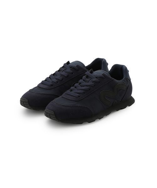 emmi(エミ)の「【em】ソフトランニングスニーカー(スニーカー・レディース・ネイビー/レッド/アイボリー・24/23.5/24.5/23/25)」の1枚目の写真