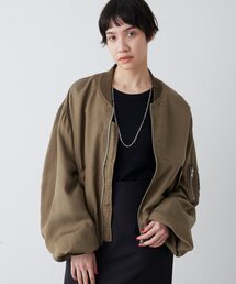 Whim Gazette（ウィムガゼット）の「シルキーキュプラブルゾン（MA-1）」