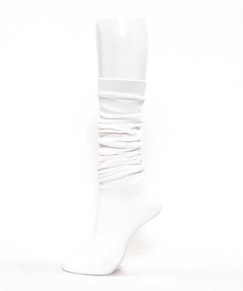WEGO(ウィゴー)の「WEGO/2wayルーズフィットリブハイソックス(ソックス/靴下・レディース・ホワイト/ブラック・23-25cm)」の13枚目の写真