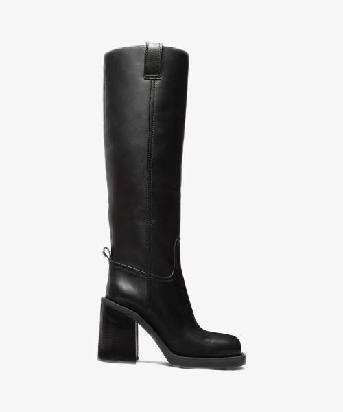 MICHAEL KORS(マイケルコース)の「HOUSTON ブロックヒール ブーツ(ブーツ・レディース・ブラック・8/7.5/5.5/7/6/6.5)」の1枚目の写真