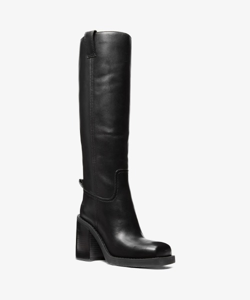 MICHAEL KORS(マイケルコース)の「HOUSTON ブロックヒール ブーツ(ブーツ・レディース・ブラック・8/7.5/5.5/7/6/6.5)」の2枚目の写真