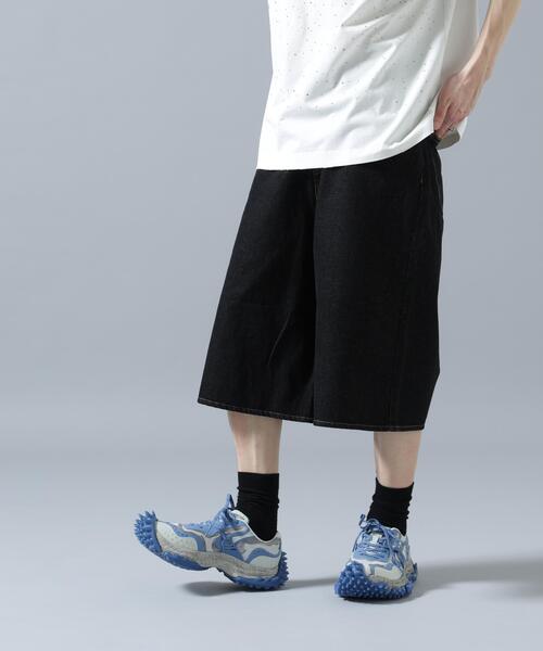DANKE SCHON(ダンケシェーン)の「【WEB&DEPOT限定】DankeSchon/ダンケシェーン/11.5oz DENIM SHORTS(デニムパンツ・レディース・ネイビー/ブラック・M/XL/L)」の3枚目の写真