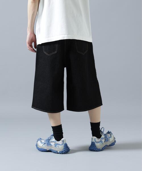 DANKE SCHON(ダンケシェーン)の「【WEB&DEPOT限定】DankeSchon/ダンケシェーン/11.5oz DENIM SHORTS(デニムパンツ・レディース・ネイビー/ブラック・M/XL/L)」の4枚目の写真