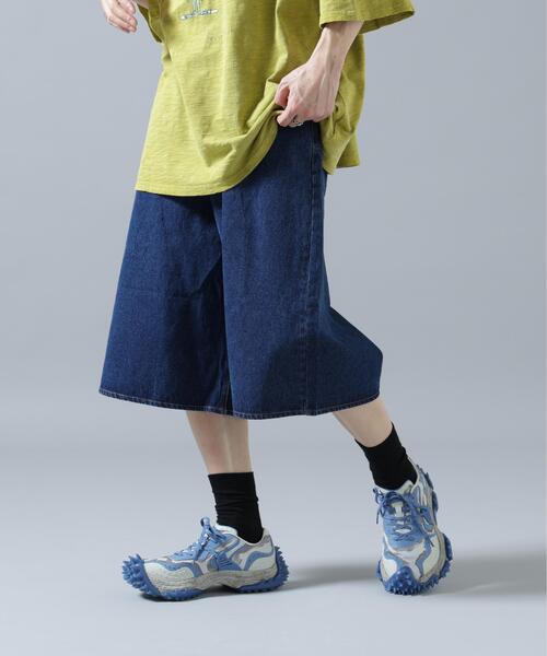 DANKE SCHON(ダンケシェーン)の「【WEB&DEPOT限定】DankeSchon/ダンケシェーン/11.5oz DENIM SHORTS(デニムパンツ・レディース・ネイビー/ブラック・M/XL/L)」の10枚目の写真