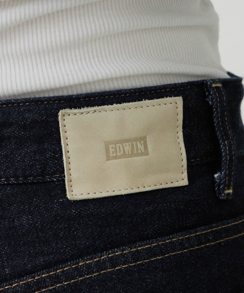 EDWIN(エドウィン)の「EDWIN エドウィン ワイドストレート デニムパンツ ジーンズ(デニムパンツ・レディース・ブラック系その他/インディゴブルー/ライトインディゴブルー・MEDIUM/LARGE/X-SMALL/SMALL)」の21枚目の写真