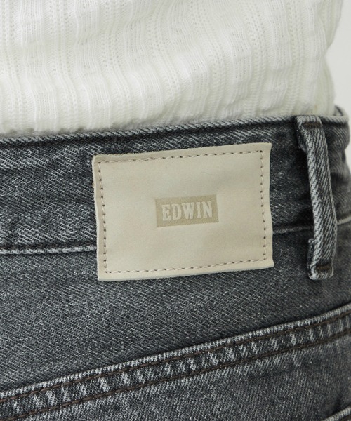EDWIN(エドウィン)の「EDWIN エドウィン ワイドストレート デニムパンツ ジーンズ(デニムパンツ・レディース・ブラック系その他/インディゴブルー/ライトインディゴブルー・MEDIUM/LARGE/X-SMALL/SMALL)」の11枚目の写真