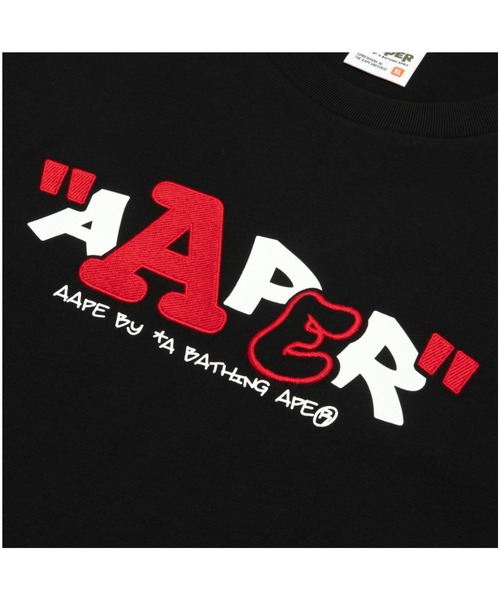 AAPE BY A BATHING APE(エーエイプバイアベイシングエイプ)の「AAPER "SKATING AAPER" TEE(Tシャツ/カットソー・メンズ・オレンジ/ホワイト/ブラック・MEDIUM/SMALL/LARGE/X-LARGE/XX-LARGE)」の8枚目の写真