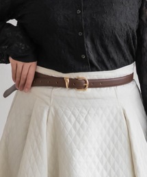 CLETTE（クレット）の「CLETTEオリジナルニュアンスサルカンフェイクレザーベルト（ベルト）」