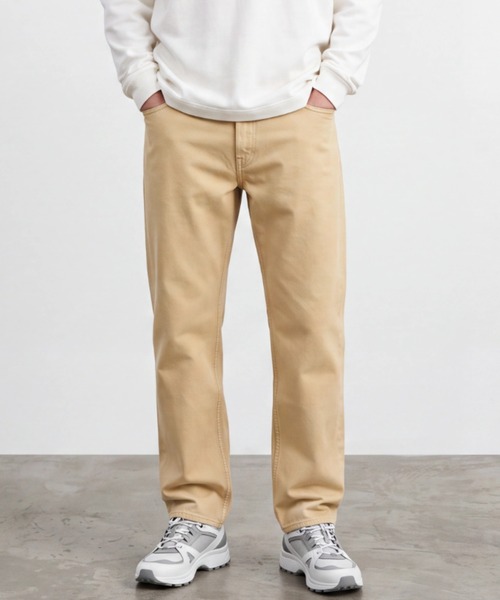INNOCENT（イノセント）の「【SE1】【M.C.OVERALL/エムシーオーバーオール】 MCOD004 DENIM REGULAR LEG JEANS（デニムパンツ・メンズ・Red/カーキ・32）」の2枚目の写真