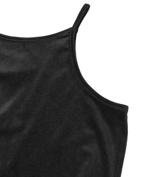 CONVERSE TOKYO(コンバーストウキョウ)の「VELOUR CAMISOLE(キャミソール・レディース・ブラック/ブルー/ブラウン・FREE)」の16枚目の写真