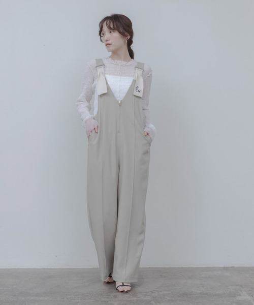 ペインターロゴ刺繍サロペット Eimee Law│Eimee Law & LHELBIE 公式