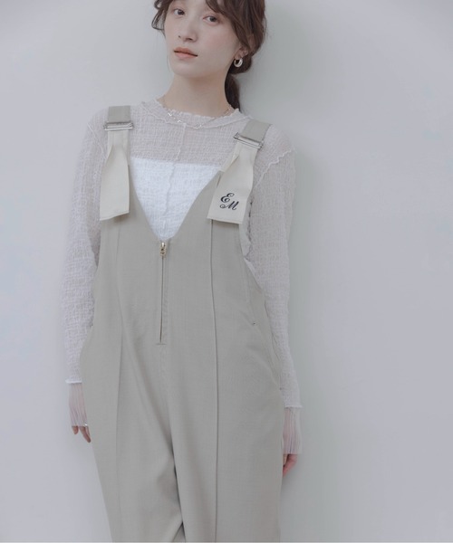 ペインターロゴ刺繍サロペット Eimee Law│Eimee Law & LHELBIE 公式