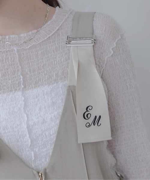 ペインターロゴ刺繍サロペット Eimee Law│Eimee Law & LHELBIE 公式