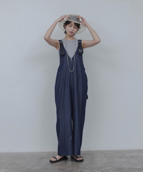 ペインターロゴ刺繍サロペット Eimee Law│Eimee Law & LHELBIE 公式