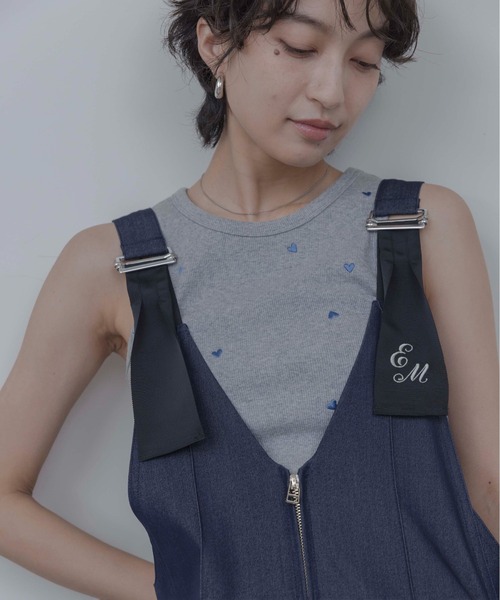 ペインターロゴ刺繍サロペット Eimee Law│Eimee Law & LHELBIE 公式