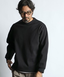 T/C WAFFLE LONG SLEEVE TEE：ワッフル ロングスリーブTEE（Tシャツ