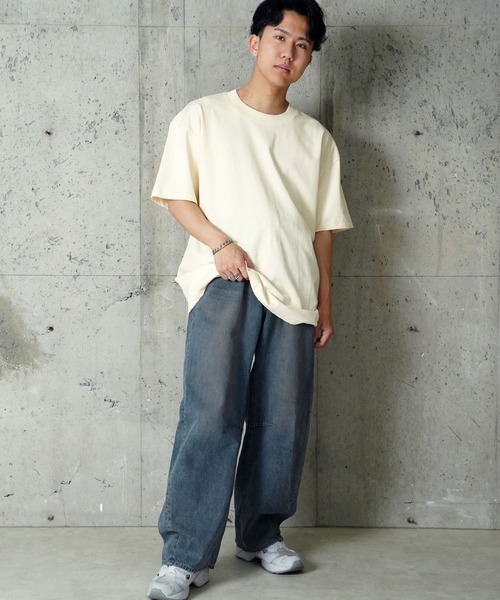 FOG ESSENTIALS(エフオージーエッセンシャルズ)の「"08"≪FOG ESSENTIALS≫バックロゴ ヘビーウェイト Tシャツ(Tシャツ/カットソー・メンズ・ブラック/クリーム・XL/L/M)」の19枚目の写真