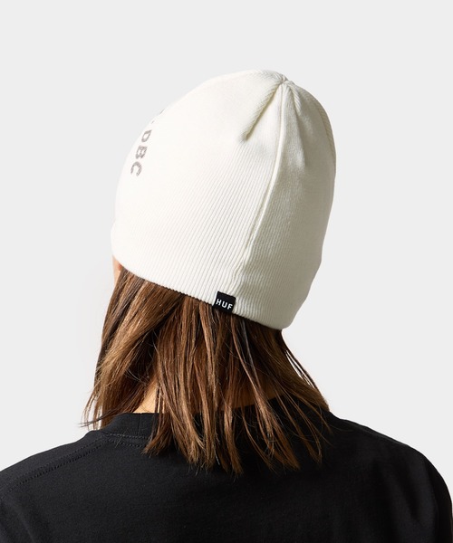 HUF(ハフ)の「ROSE BEANIE(ニットキャップ/ビーニー・メンズ・オフホワイト/ブラック・O/S)」の8枚目の写真