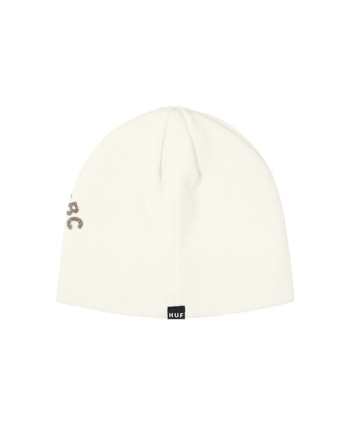 HUF(ハフ)の「ROSE BEANIE(ニットキャップ/ビーニー・メンズ・オフホワイト/ブラック・O/S)」の4枚目の写真