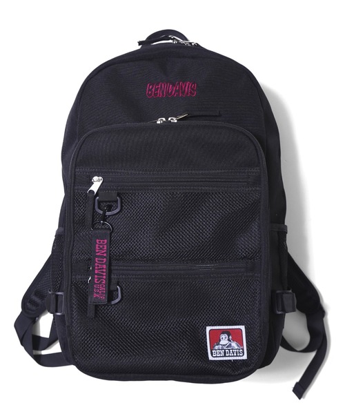 BEN DAVIS(ベンデイビス)の「WATER PROOF DAYPACK(防水素材)(バックパック/リュック・メンズ・ブラック×レッド/ブラック×グリーン/ブラック×ホワイト・FREE)」の16枚目の写真