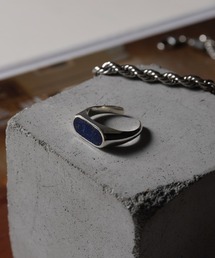 【MAISON CLUB】Oval Stone Ring Silver925 KUN