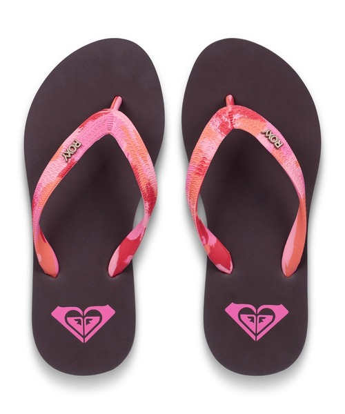ROXY（ロキシー）の「ROXY ウィメンズ BEACH TREK ビーチサンダル 【2026年春夏モデル】（サンダル・レディース・ブラウン/グリーン・25cm/23cm/24cm）」の2枚目の写真