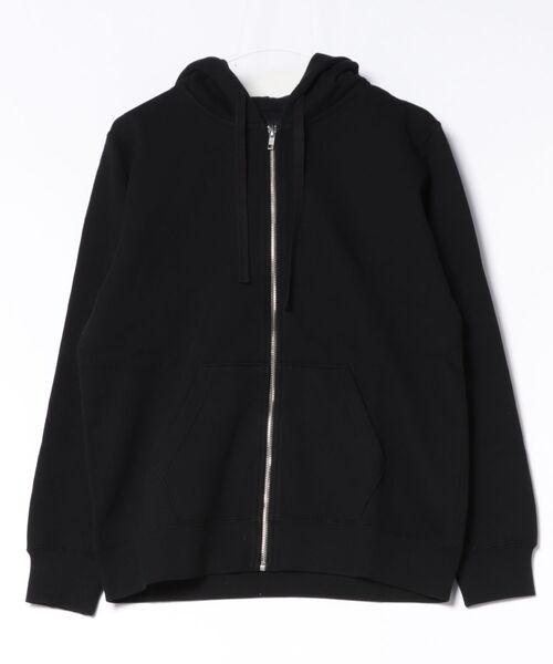 HANES(ヘインズ)の「【Hanes】SWEATS KURO ジップアップフーディー(パーカー・メンズ・ブラック・M/XL/L)」の1枚目の写真
