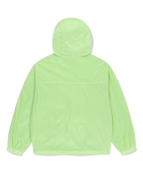 WKNDRS(ウィーキャンドース)の「LIGHTWEIGHT WINDBREAKER (LIME)(ナイロンジャケット・レディース・その他・SMALL/MEDIUM/LARGE)」の2枚目の写真