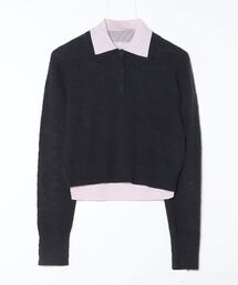 TODAYFUL（トゥデイフル）の「Layered Polo Knit（ニット/セーター）」