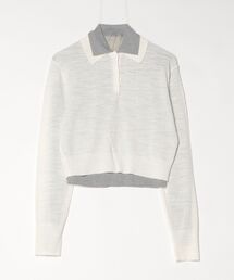 TODAYFUL（トゥデイフル）の「Layered Polo Knit（ニット/セーター）」