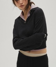 Layered Polo Knit 12610508