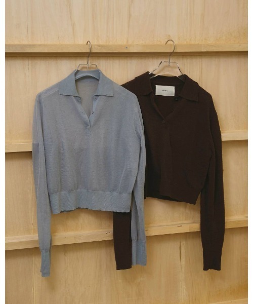 TODAYFUL（トゥデイフル）の「Layered Polo Knit 12610508（ニット/セーター・レディース・ブラウン/グレー/オフホワイト・FREE）」の20枚目の写真