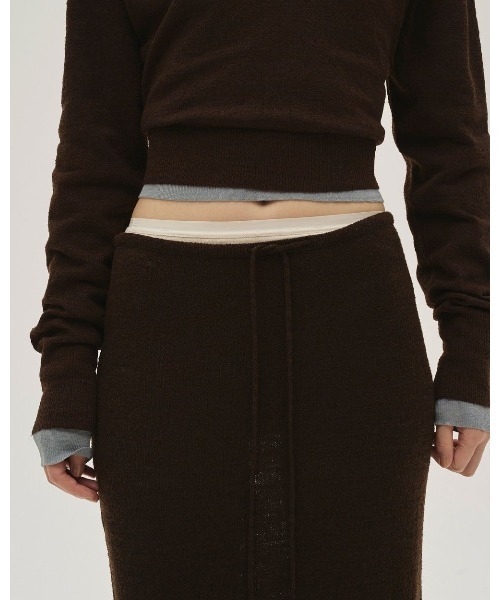 TODAYFUL（トゥデイフル）の「Layered Polo Knit 12610508（ニット/セーター・レディース・ブラウン/グレー/オフホワイト・FREE）」の7枚目の写真