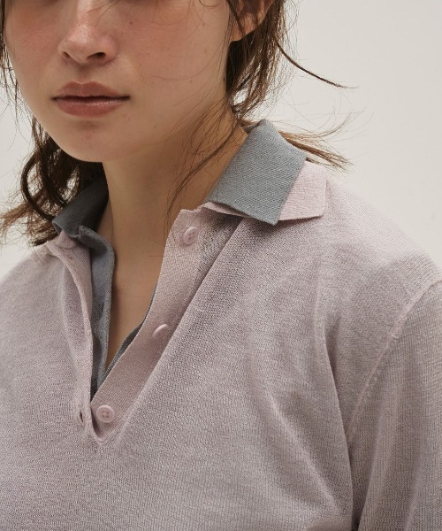 TODAYFUL（トゥデイフル）の「Layered Polo Knit 12610508（ニット/セーター・レディース・ブラウン/グレー/オフホワイト・FREE）」の15枚目の写真