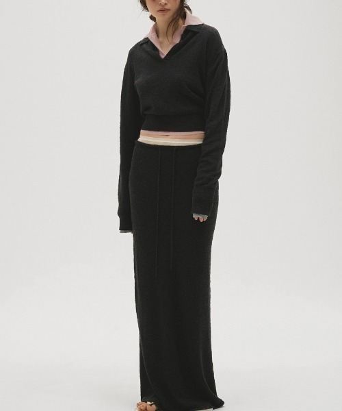 TODAYFUL（トゥデイフル）の「Layered Polo Knit 12610508（ニット/セーター・レディース・ブラウン/グレー/オフホワイト・FREE）」の12枚目の写真