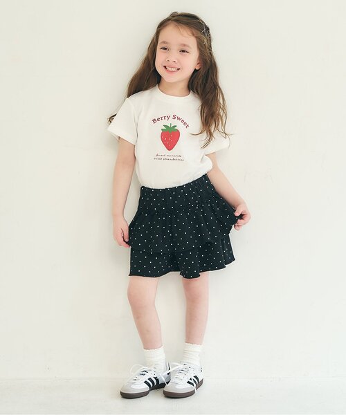 apres les cours（アプレレクール）の「バラエティ半袖Tシャツ/7days Style（Tシャツ/カットソー・キッズ・その他2/ラベンダー/ミント/ネイビー/オレンジ/イエロー/ピンク/レッド/ブラック/アイボリー・80/90/100/110/120/130/140）」の11枚目の写真