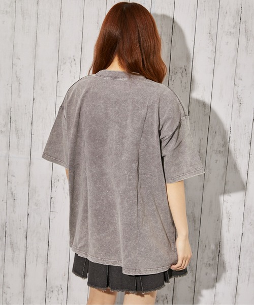 GORGE(ゴージ)の「《ピグメント・ドッグ》Tシャツ/カジュアル×ストリート/春夏/全3色(Tシャツ/カットソー・レディース・スミクロ/ピンク/グレー・F)」の9枚目の写真
