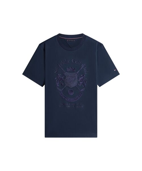 TOMMY HILFIGER(トミーヒルフィガー)の「カントリークラブインターロックTシャツ(Tシャツ/カットソー・メンズ・マルチ/ホワイト・MEDIUM/X-LARGE/LARGE/SMALL)」の6枚目の写真