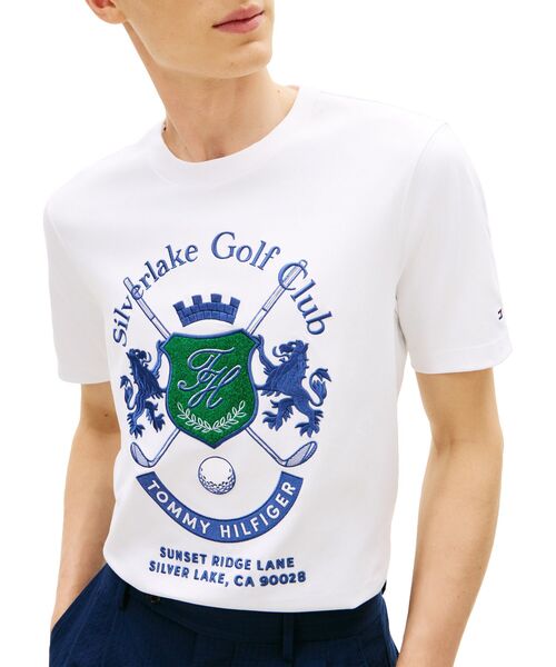 TOMMY HILFIGER(トミーヒルフィガー)の「カントリークラブインターロックTシャツ(Tシャツ/カットソー・メンズ・マルチ/ホワイト・MEDIUM/X-LARGE/LARGE/SMALL)」の7枚目の写真