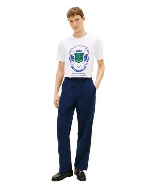 TOMMY HILFIGER(トミーヒルフィガー)の「カントリークラブインターロックTシャツ(Tシャツ/カットソー・メンズ・マルチ/ホワイト・MEDIUM/X-LARGE/LARGE/SMALL)」の8枚目の写真