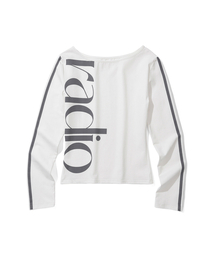 SECONDMONO（セカンドモノローグ）の「W. Radio Lettering Slim Fit Long Sleeve [IVORY]_SEWTS001IVORY（Tシャツ/カットソー）」